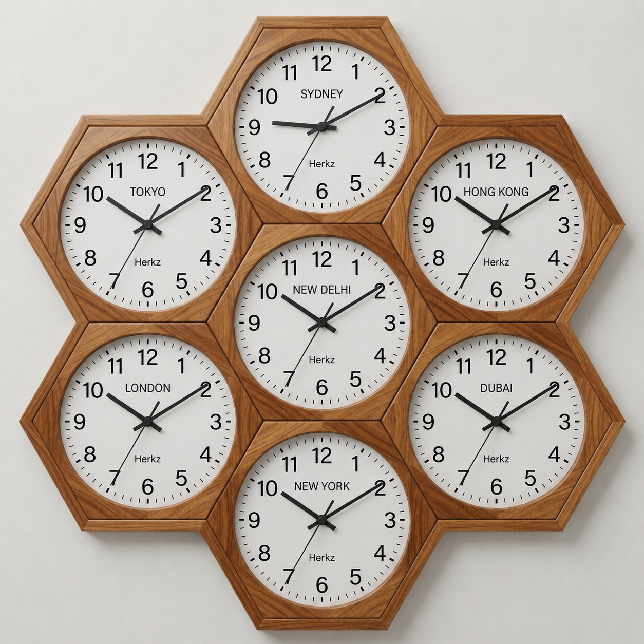 Multi City Time Clocks