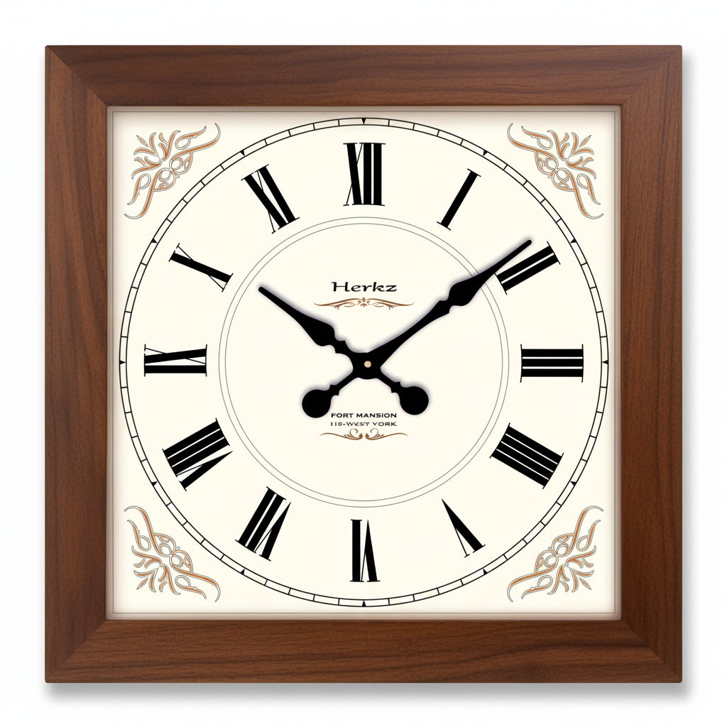 Wooden wall clock Herkz 412325